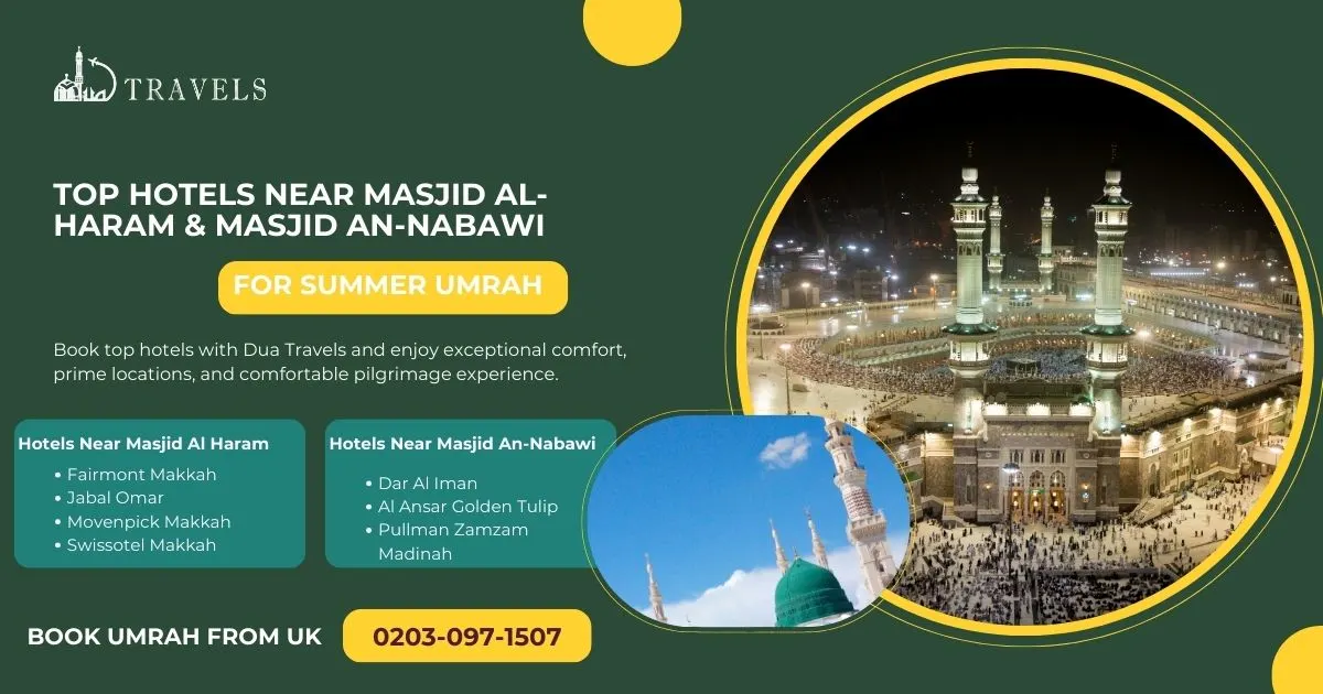 Top Hotels Near Masjid al-Haram & Masjid an-Nabawi