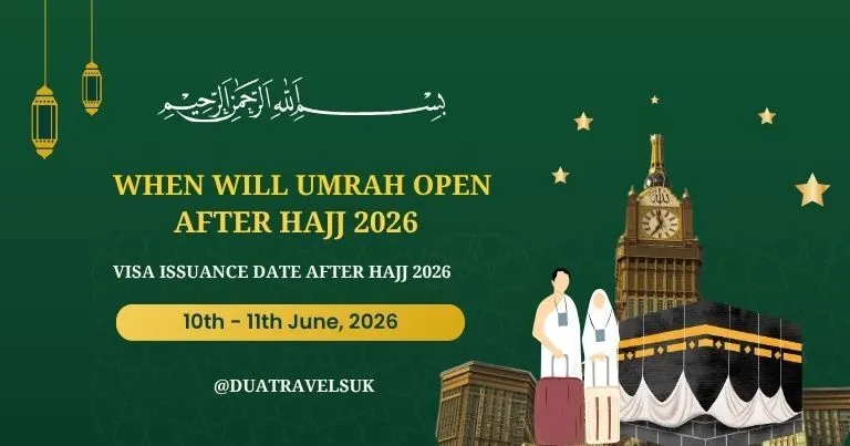 Umrah Open after Hajj 2026