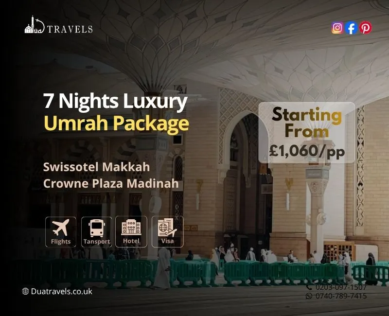 7 Nights Luxury Umrah Package