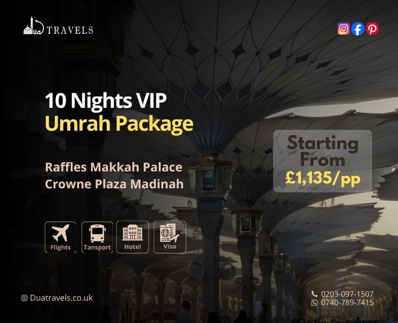 10 Nights VIP Umrah Package