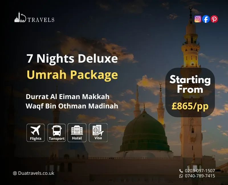 7 Nights Deluxe Umrah Package