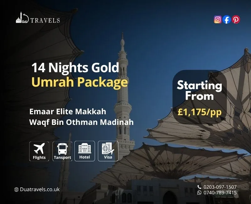 14 Nights Gold Umrah Package