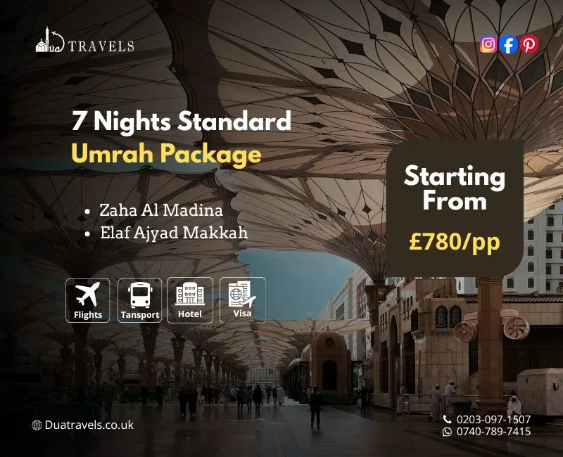 7 Nights Economy Umrah Package