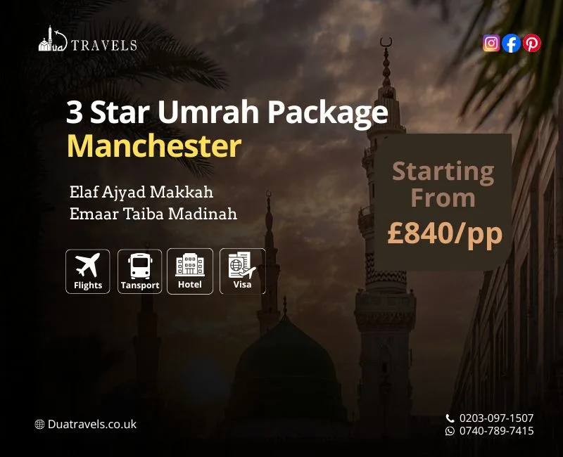 3 Star Umrah Package Manchester