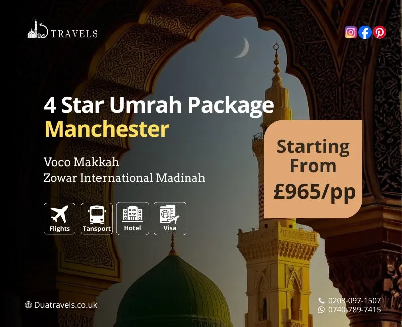 4 Star Umrah Package Manchester