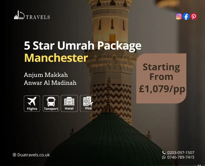 5 Star Umrah Package Manchester
