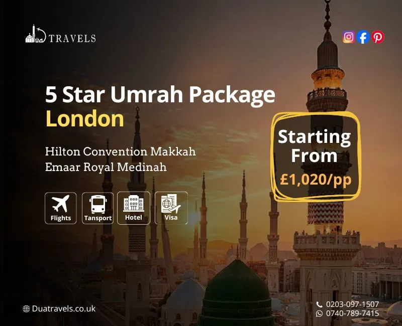 5 Star Umrah Package London