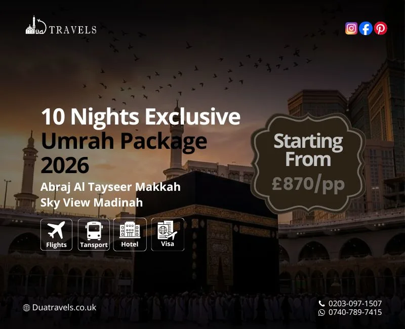 10 Nights Exclusive Umrah Package 2026