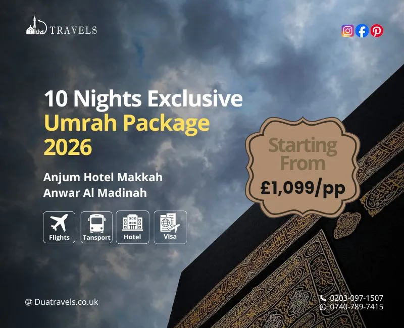 10 Nights Exclusive Umrah Package 2026