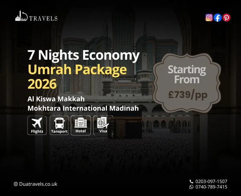 7 Nights Economy Umrah Package 2026