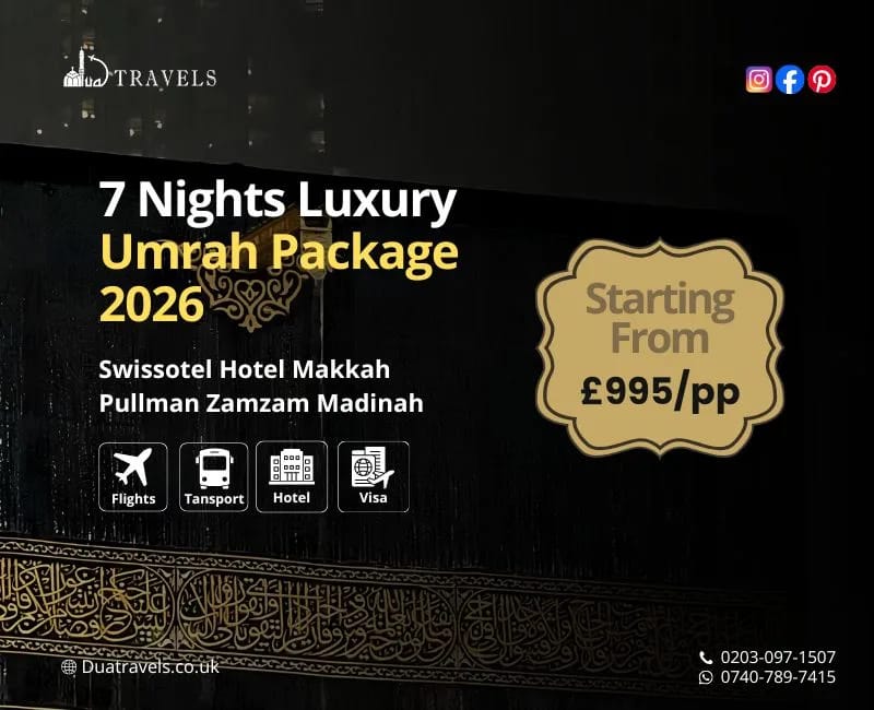 7 Nights Luxury Umrah Package 2026