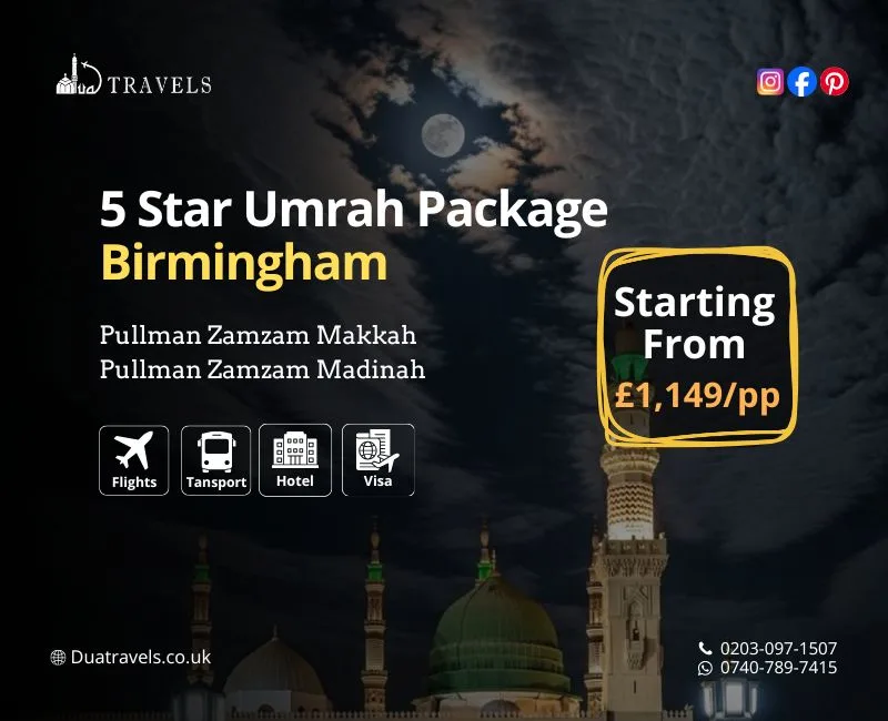 5 Star Umrah Package Birmingham