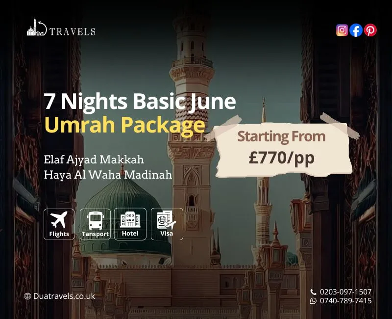 7 Nights Basic June Umrah Package