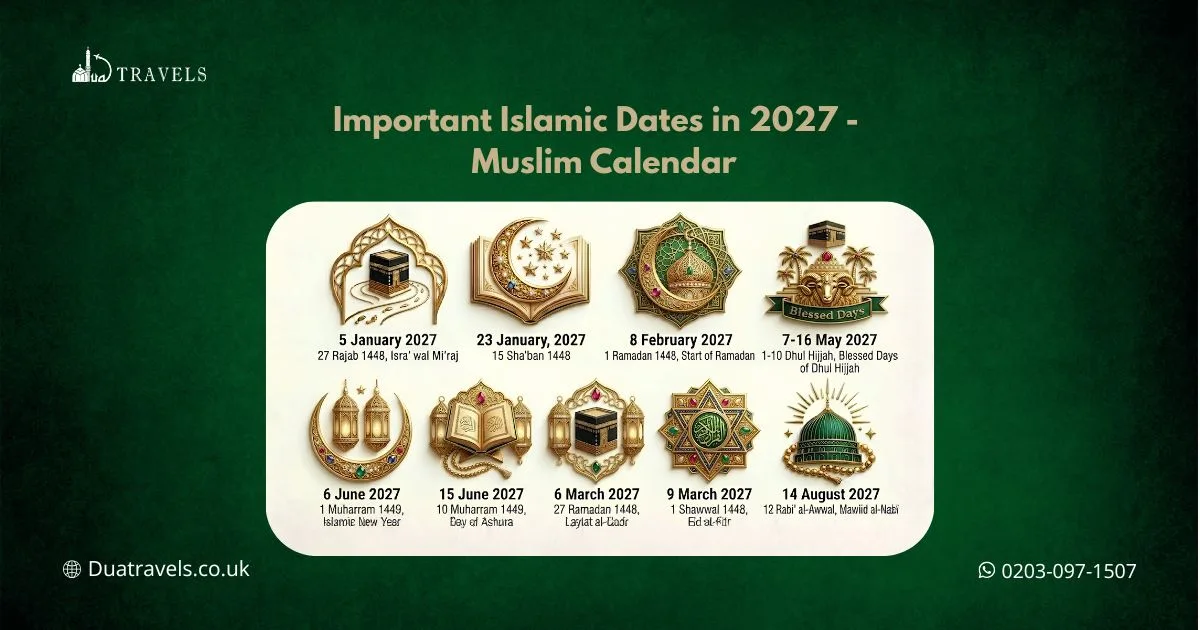 Important Islamic Dates in 2027