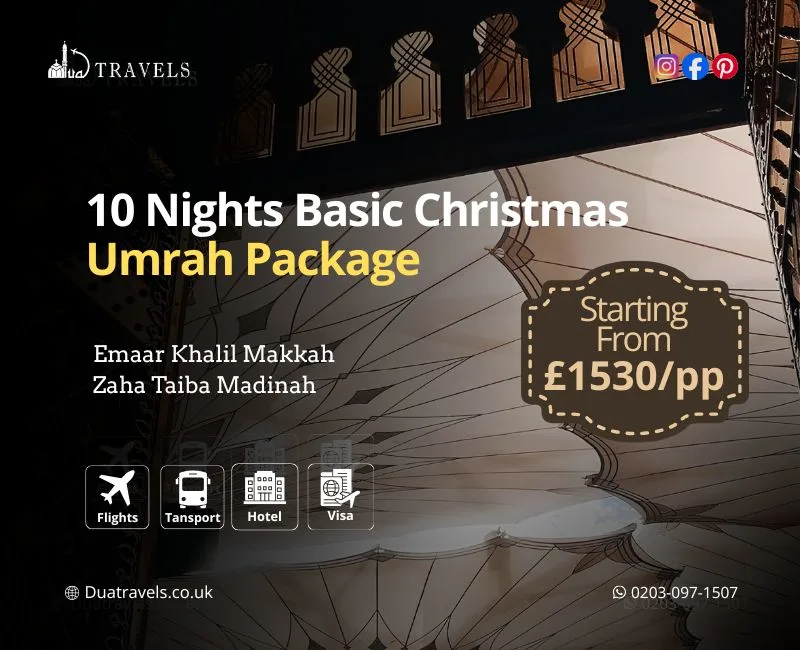 10 Nights Basic Christmas Umrah Package