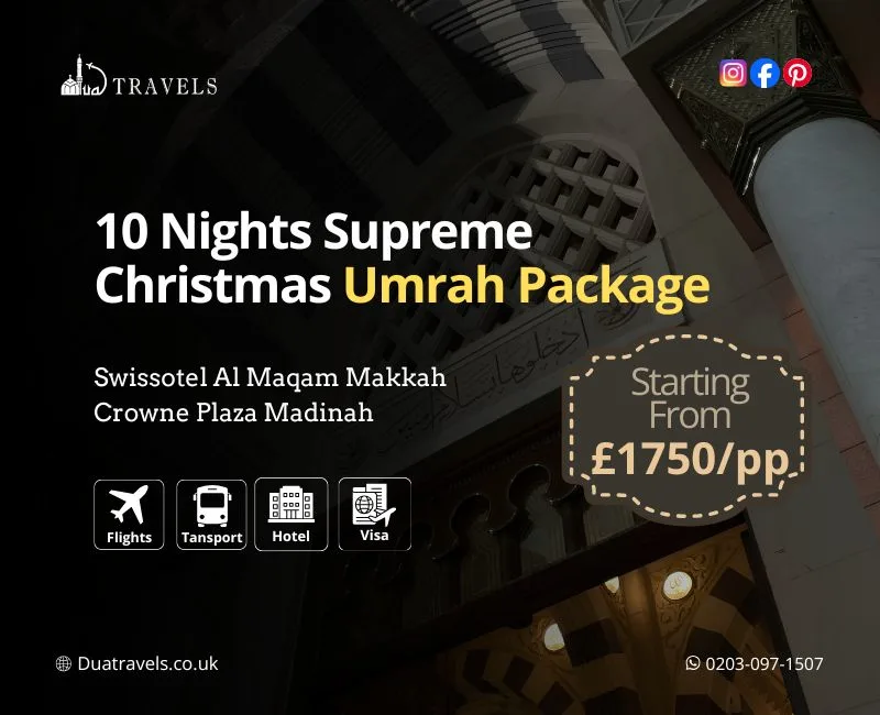 10 Nights Supreme Christmas Umrah Package