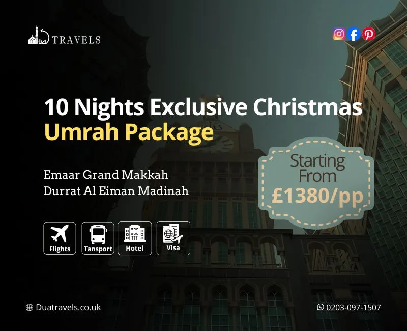 10 Nights Exclusive Christmas Umrah Package