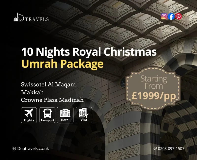 10 Nights Royal Christmas Umrah Package