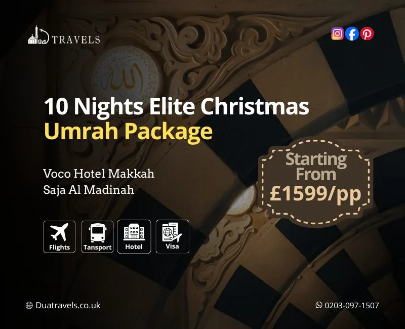 10 Nights Elite Christmas Umrah Package