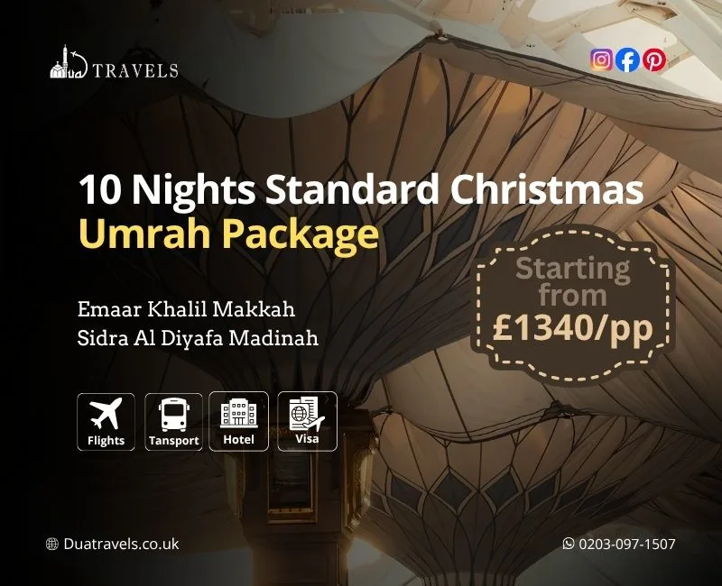 10 Nights Standard Christmas Umrah Package