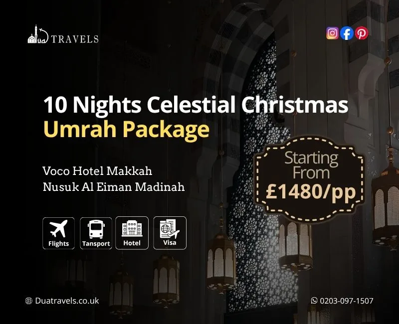 10 Nights Celestial Christmas Umrah Package