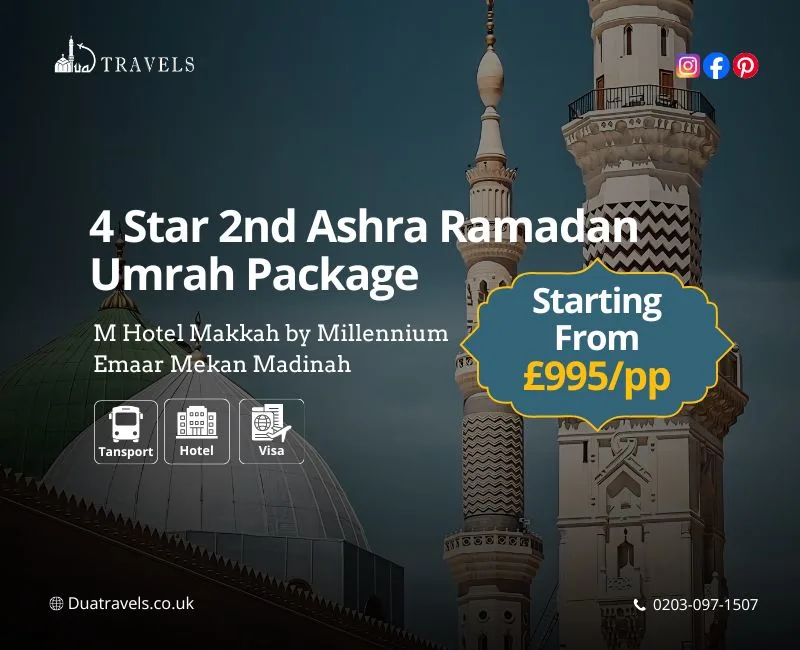 4 Star 2nd Ashra Ramadan Umrah Package