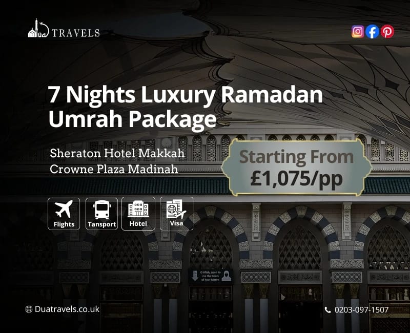 7 Nights Luxury Ramadan Umrah Package