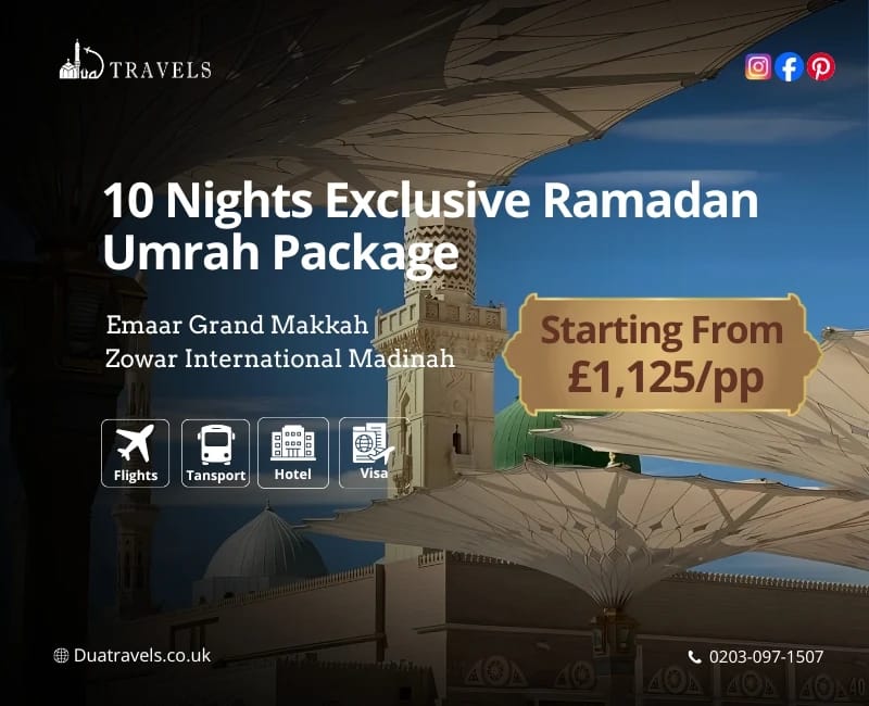 10 Nights Exclusive Ramadan Umrah Package