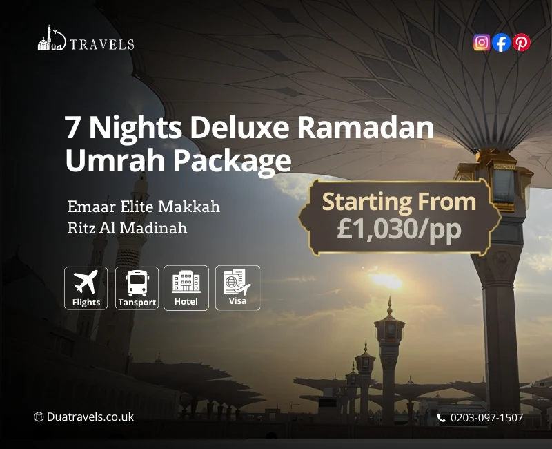 7 Nights Deluxe Ramadan Umrah Package