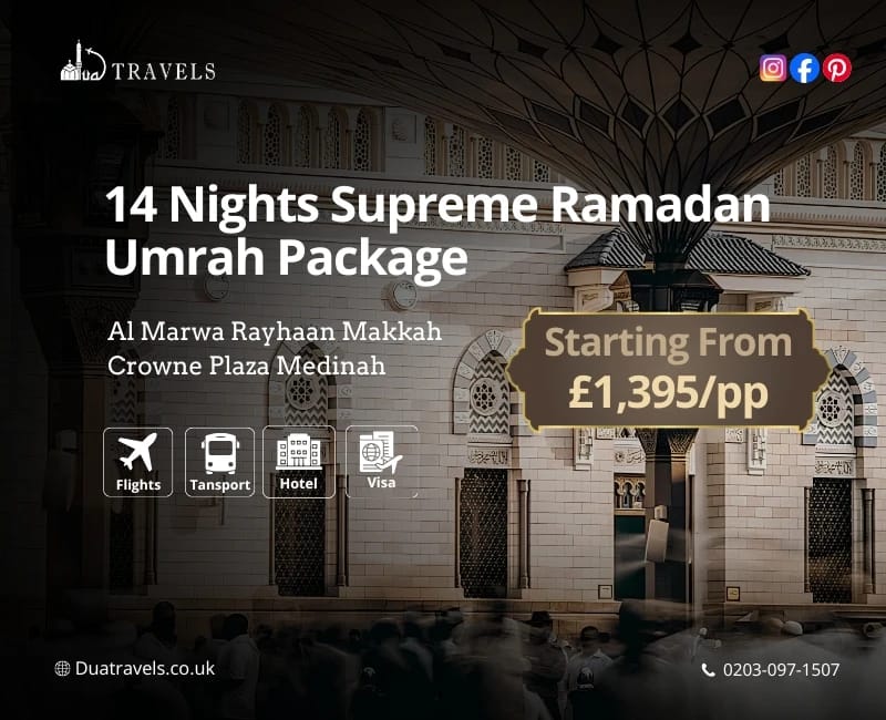 14 Nights Supreme Ramadan Umrah Package